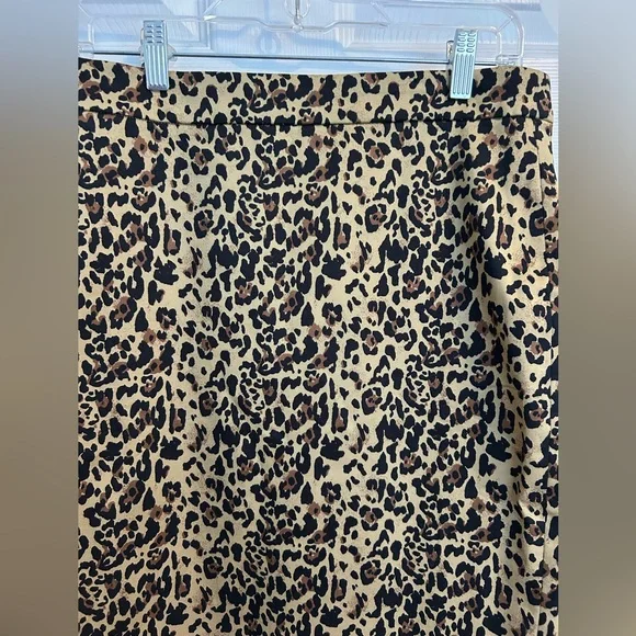 NWT J Crew Animal Print No 2 Pencil Skirt - Picture 3 of 8